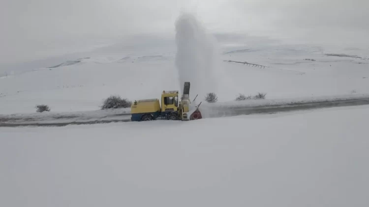 Muş'ta, 51 köy yolu yoğun kar nedeniyle ulaşıma kapandı! musta 51 koy yolu yogun kar nedeniyle ulasima kapandi habermeydan