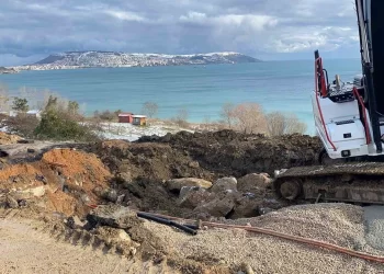 Sinop’ta, heyelan sonrası onarım çalışmaları başladı!