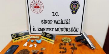 Sinop’ta, uyuşturucu operasyonunda 4 gözaltı!