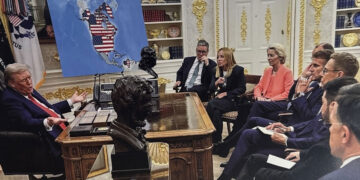 Trump’tan tartışmalı harita paylaşımı: Kanada, Grönland ve Venezuela ABD toprağı olarak gösterildi