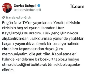 Devlet Bahceli Uraz Kaygilaroglu tebrik etti1 habermeydan