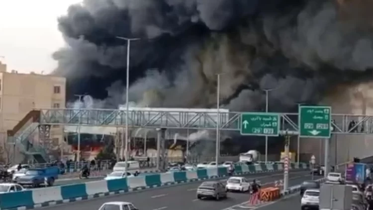 Iranin baskenti Tahranda buyuk yangin habermeydan