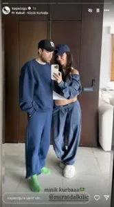 Murat Dalkilic sevgilisi ozgu Kaya romantik kutlama2 habermeydan