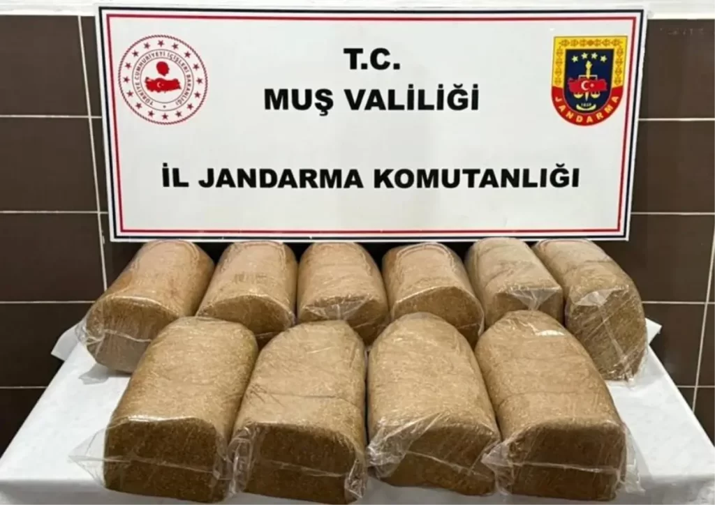 mus malazgirtte 50 kilo bandrolsuz kacak tutun ele gecirildi habermeydan
