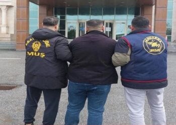 Muş’ta, 1 yıl 8 ay hapis cezası bulunan hükümlü yakalandı!