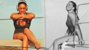 ozge Borak dogum gununu bikini pasimiyla kutladi1 habermeydan