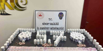 Sinop’ta, 6 bin 245 uyuşturucu hap ele geçirildi!