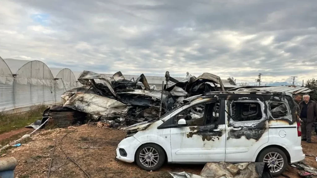 Antalya’da konteynerde yangın: Anne ve 5 çocuğu hayatını kaybetti konteyner habermeydan