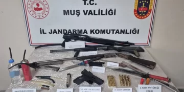 Muş’ta, Jandarma operasyonunda 2 gözaltı!