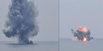 Ordu açıklarında şiddetli patlama meydana geldi Ordu açıklarında şiddetli patlama meydana geldi