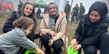 Sinop Türkeli’de, fidanlar toprakla buluştu!