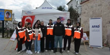 Sinop’ta, Deprem Haftası’na özel farkındalık standı!