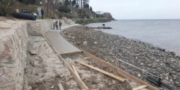 Sinop'ta, Kadınlar Plajı çalışması devam ediyor! Sinop’ta, Kadınlar Plajı çalışması devam ediyor!