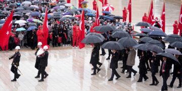 Anıtkabir’de 23 Nisan töreni! Cumhurbaşkanı Erdoğan bu yıl da törene katılmadı