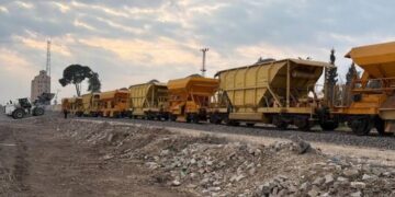 350 kilometrelik demiryolu hattı hizmete girdi 350 kilometrelik demiryolu hattı hizmete girdi