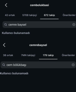 Cemre Baysel ile Cem Bölükbaşı birbirlerini sildi Cemre Baysel Cem Bolukbasi birbirlerini sildi1 habermeydan