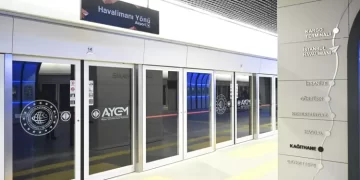 Gayrettepe-İstanbul Havalimanı-Arnavutköy metro hattında rekor! Gayrettepe-İstanbul Havalimanı-Arnavutköy metro hattında rekor!
