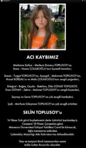 Suleyman Toplusoy kizi Selin Toplusoy hayatini kaybetti1 habermeydan