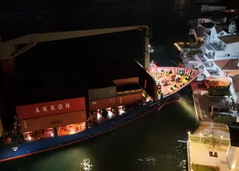 İstanbul Boğazı’nda gemi arızası: Yalılara çarpmaya metreler kala karaya oturdu