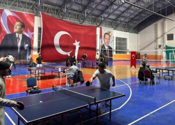 Muş Bulanık’ta, masa tenisi turnuvası başladı!