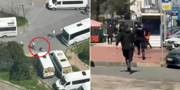 İstanbul’daki İsrail Konsolosluğu önünde silah sesleri İstanbul’daki İsrail Konsolosluğu önünde silah sesleri