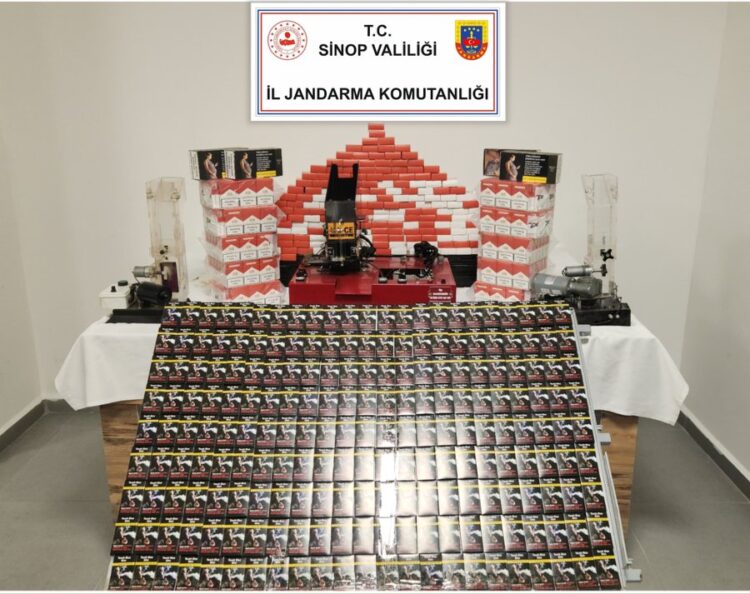 sinop gerzede kacak tutun operasyonu habermeydan