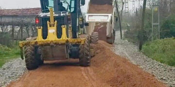 Sinop Gerze’de, grup yollarındaki yapım çalışmaları sürüyor!