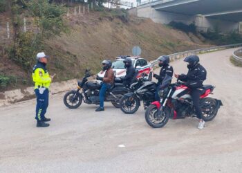 Sinop’ta, Jandarma’dan motosiklet sürücülerine denetim!
