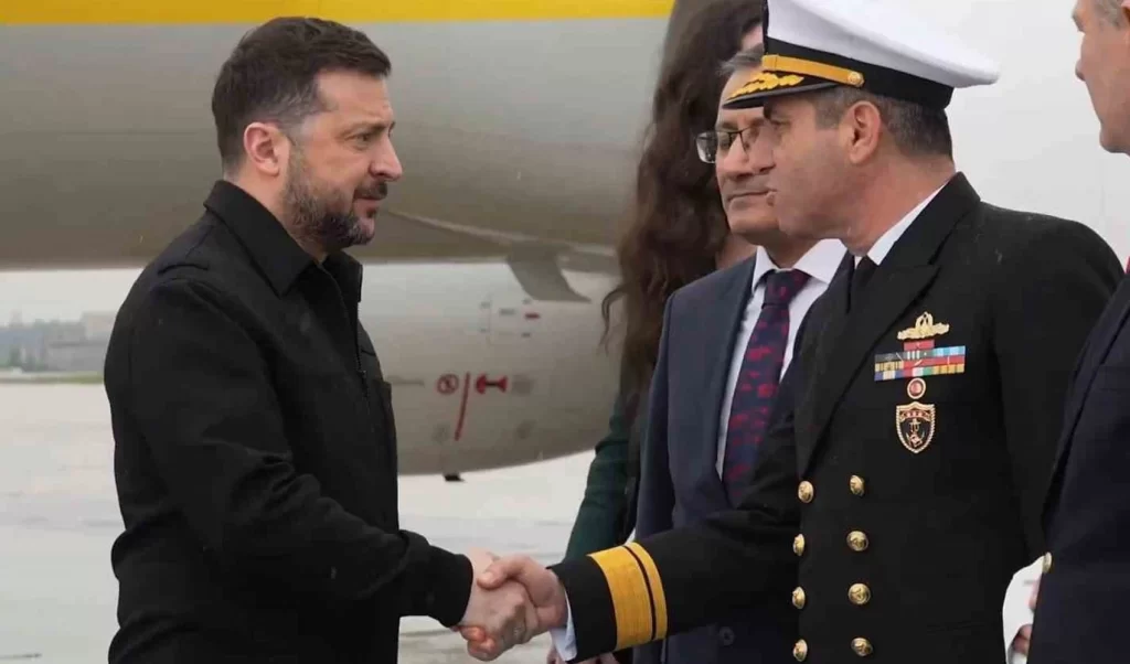 Ukrayna Devlet Başkanı Zelenskiy İstanbul’a geldi zelenski istanbul habermeydan