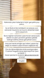 Bahar Şahin açıkladı: İddiaların gerçeklik payı yok Bahar sahin acikladi Iddialarin gerceklik payi yok1 habermeydan