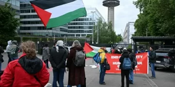 Belçika’nın İsrail’in katılımına rağmen Eurovision’dan çekilmemesi protesto oldu