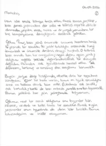 Eylem Tok cezaevinden mektup1 habermeydan