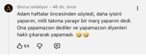 Reynmen milli takim marslariyla ilgili dikkat ceken aciklama1 habermeydan