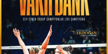Cumhurbaşkanı Erdoğan’dan VakıfBank Voleybol Takımı’na tebrik mesajı