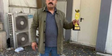 Muşlu Ahmet Tokmak, 5. Bornova dama turnuvası’nda 3. oldu!