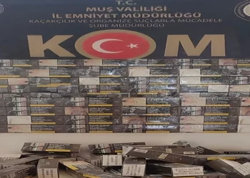 Muş’ta, 20 bin boş makaron ele geçirildi!