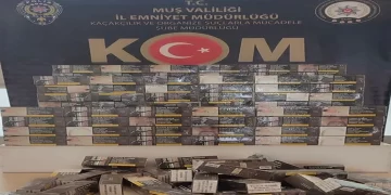 Muş’ta, 20 bin boş makaron ele geçirildi!
