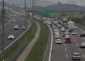Kurban Bayramı tatili öncesinde TEM’de trafik yoğunluğu yaşandı
