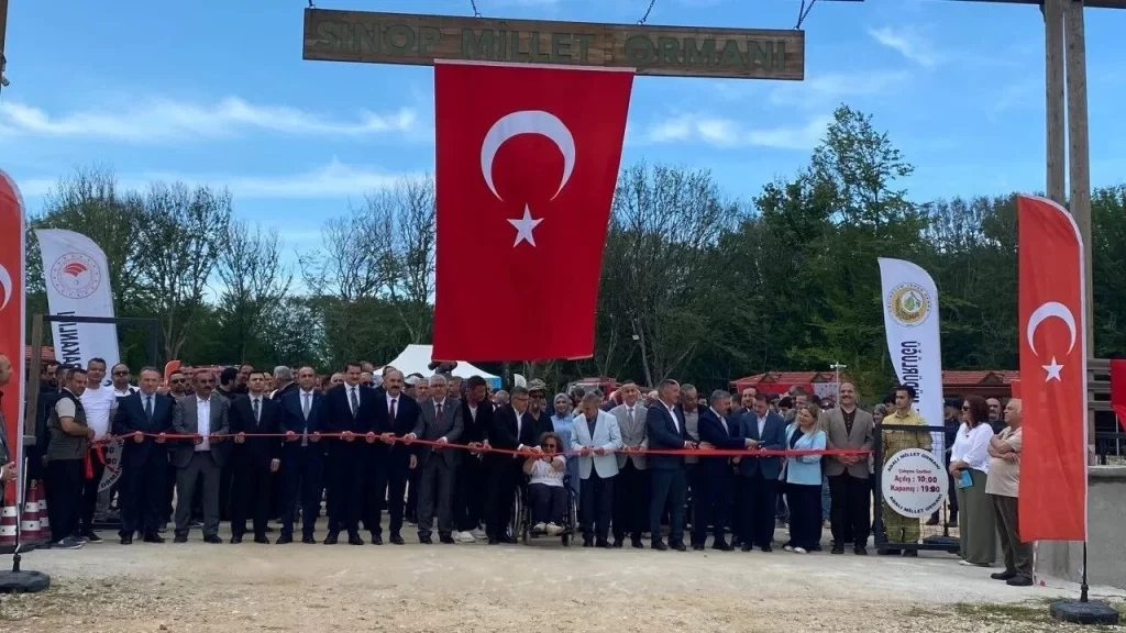 24 hektarlık Sinop Millet Ormanı hizmete açıldı! 24 hektarlik sinop millet ormani hizmete acildi habermeydan
