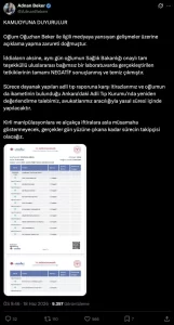 Adnan Beker oglu hakkindaki iddialara tahlil sonuclu cevap1 habermeydan