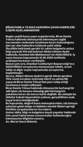 Biran Damla Yılmaz hakkında çıkan iddialara cevap verdi Biran Damla Yilmaz hakkinda cikan iddialara cevap verdi1 habermeydan