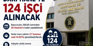 Darphane ve Damga Matbaası Genel Müdürlüğü 124 Kamu İşçisi Alacak