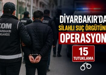 Diyarbakır’da Silahlı Suç Örgütüne Operasyon: 15 Şüpheli Tutuklandı