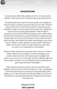 Idris Aybirdiden bosanma sonrasi ilk aciklama1 habermeydan
