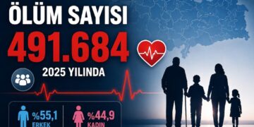 “Türkiye’de 2025 Ölüm İstatistikleri Açıklandı: 491 Bin 684 Kişi Hayatını Kaybetti”