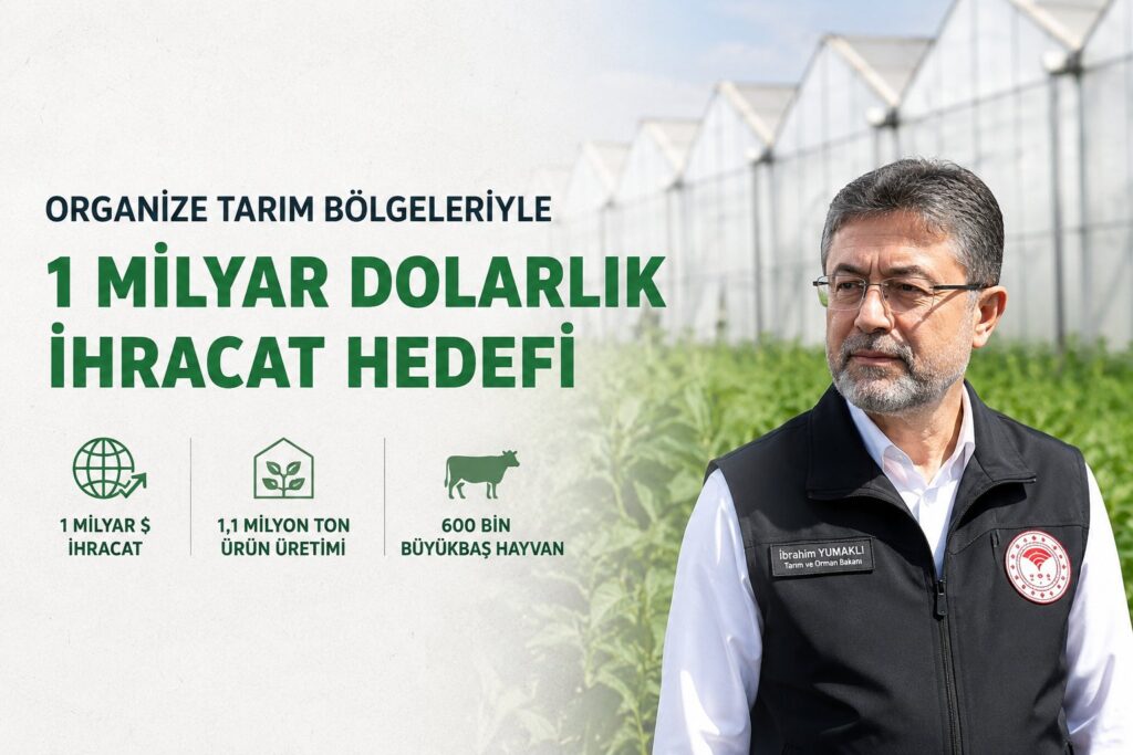 Bakan Yumaklı'dan Organize Tarım Bölgeleri Vurgusu: Hedef 1 Milyar Dolarlık İhracat Organize Tarim Bolgeleri1 habermeydan
