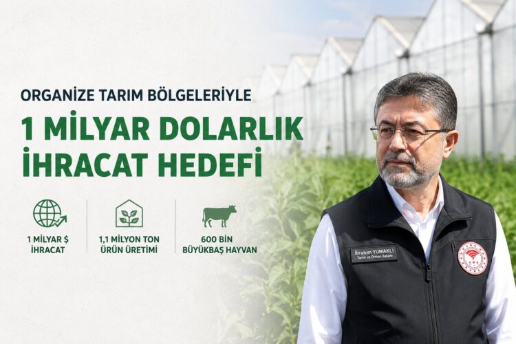 Bakan Yumaklı'dan Organize Tarım Bölgeleri Vurgusu: Hedef 1 Milyar Dolarlık İhracat Organize Tarim Bolgeleri1 habermeydan