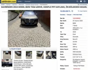 Sadettin Saran lüks aracını satışa çıkardı! Fiyatı dudak uçuklattı Sadettin Saran luks aracini satisa cikardi1 habermeydan