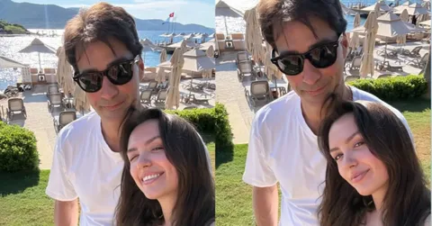 Sarp Levendoğlu ile Felicia Sağnak tatilde Sarp Levendoglu Felicia Sagnak tatilde habermeydan