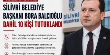 Silivri Belediye Başkanı Bora Balcıoğlu’nun da Aralarında Bulunduğu 10 Kişi Tutuklandı Silivri Belediye Başkanı Bora Balcıoğlu’nun da Aralarında Bulunduğu 10 Kişi Tutuklandı